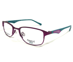 Flexon Kids Eyeglasses Frames VIRGO 664 Blue Purple Rectangular 47-18-130 - £35.05 GBP