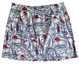 T by Talbots White, Blue, Pink Seashore Print Knit Skort Size 3X - $28.49