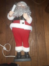 Telco WORKS Vintage Animated Santa Lighted Candle 14&quot; Motion Dancing Christmas - $28.01