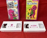 Barney VHS Lot You Can be Anything &amp; Musical Castle in Clam Shell Case - $12.65