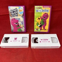 Barney VHS Lot You Can be Anything &amp; Musical Castle in Clam Shell Case - £9.90 GBP