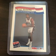 KARL MALONE 1991-92 NBA Hoops Olympic Dream Team USA Basketball Card #56 - $1.20