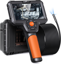 Inspection Camera, Dual Lens Borescope Camera with 5&quot; IPS Screen, 1920P ... - £190.91 GBP