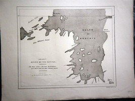 GRAF &amp; SORET c1834 Map Gulf Boothia Nunavut Canada Arctic Captain Ross  - £54.44 GBP