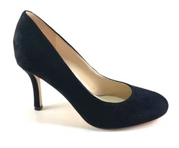 Nine West Ditto Black Suede Leather Round Toe Pump - £75.04 GBP