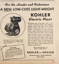 1949 Print Ad Kohler Electric Plant Generators Light Weight Kohler,Wisconsin - £10.46 GBP