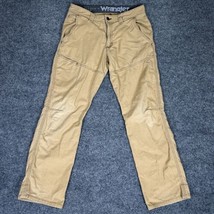 Wrangler ATG Pants Mens 30x30 (31x28) Khaki All Terrain Gear Low Rise Adult - $17.91