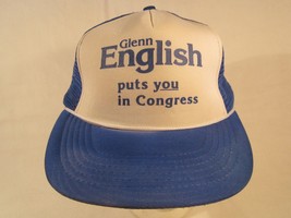 Vintage Mens Cap 1974-1994 GLENN ENGLISH Puts You In Congress [Z168k] - £11.44 GBP