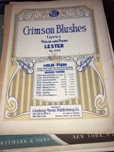 Crimson Blushes No. 1144 - Music Sheet Caprice Violin And Piano Lester - $9.41