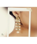 Bollywood Actress Goldplated Kundan Meena Stud Earrings Tops Jewelry Set... - €16,24 EUR