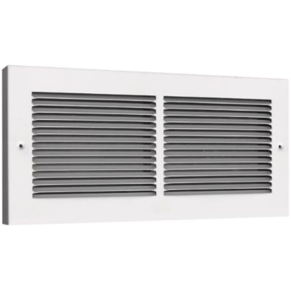 Truaire C123RW 24X6 Baseboard Return Air Grille, 24&quot; x 6&quot;, White - $24.72