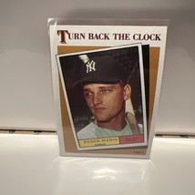 Roger Maris Turn Back the Clock 1986 Topps Baseball # 405 New York Yankees - £0.97 GBP