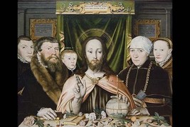 Christ Blessing, Surrounded by a Donor and His Family (Triptych of a Protestant  - £17.29 GBP+