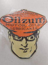 Oilzum Motor Oils Embossed 15.5in x 16.5in Metal Sign - Reproduction - NIP - $46.97