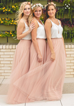 Floor Length Tulle Maxi Skirt Wedding Bridesmaid Custom Plus Size Tulle Skirts image 7