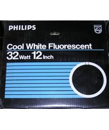 Philips 32 Watt 12 Inch Circline Cool White Fluorescent Lamp 4100K - £5.50 GBP