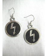 SHOCK ROCK MARILYN MANSON METAL MUSIC LIGHTNING BOLT BLACK INLAY PEWTER ... - £18.86 GBP