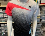 YONEX Men&#39;s Badminton T-Shirts Sports Top Apparel White [100/US:S] NWT 9... - £37.61 GBP