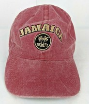 Jamaica. Ball Cap adjustable closure one size. Rustic red color. - $14.85