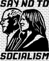 Say No To Socialism Harris Walz Decal Anti Kamala Anti Walz Anti Socialism - $6.72+