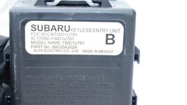 Chassis ECM Theft-locking Keyless Entry ID 88035AJ02A Fits 11-14 LEGACY 65584 image 3