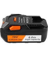 [1-Pack] 18V High-Output 6.0Ah Lithium-Ion Battery For Ridgid 18V Tools ... - $60.25 CAD