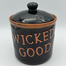 Yankee Boney Bunch Wicked Good Candy Jar Canister Black Canister Halloween - $21.49