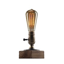 Industrial Steampunk Desk Lamp,Vintage Steam Punk Piping Table Top Lamp,Antique  - £43.49 GBP