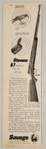 1958 Print Ad Stevens 87 Automatic 22 Rifles Savage Arms Chicopee Falls,MA - £10.86 GBP