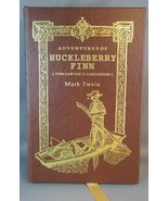 Adventures of Huckleberry Finn-MARK TWAIN leather collector gild Easton ... - £19.57 GBP
