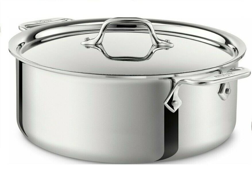 All-Clad 6-Qt 4506 SS Tri-Ply Soup Pot with Lid (DENT) - $109.99 All-Clad 6-Qt 4506 SS Tri-Ply Soup Pot with Lid (DENT) - $109.99