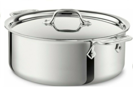 All-Clad 6-Qt 4506 SS Tri-Ply Soup Pot  with Lid (DENT) - $109.99