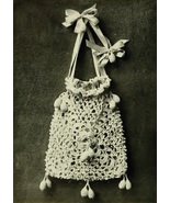 Irish Crochet Opera Bag/Purse Vintage Crochet Pattern for a Handbag PDF ... - £1.96 GBP
