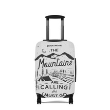 Personalized Mountain Range Luggage Cover - Protect, Identify, Travel in... - $28.84+