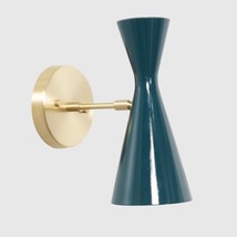 Single Light Articulated Sconce Mid-Century Modern Stilnovo Style Brass Wall - £131.32 GBP