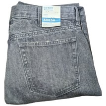 Old Navy Loose Ample Holgado Jeans Size 38x34 Famous Gray Black Denim (4... - $34.65