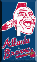 ATLANTA BRAVES MLB  BASEBALL SINGLE LIGHT SWITCH PLATE - $9.99