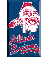 ATLANTA BRAVES MLB  BASEBALL SINGLE LIGHT SWITCH PLATE - €8,73 EUR