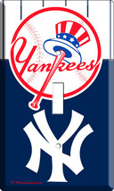BASEBALL MLB NEW YORK YANKEES SINGLE LIGHT SWITCH PLATE - $10.99