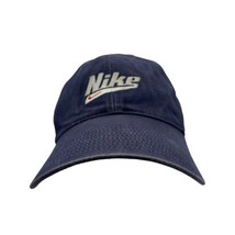 Nike Baseball Hat Mens Blue Strapback Embroidered Logo Cap - £11.96 GBP