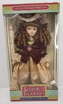 Classic Treasures Special Edition Collectible Porcelain Bisque Doll - NEW - £22.07 GBP