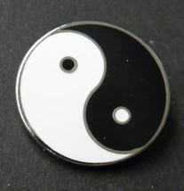Yin Yang Opposite Energy Symbol Lapel Hat Pin Badge 1 Inch - £4.50 GBP