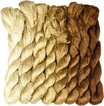 Natural 100 Mulberry Silk Handmade Embroidery Thread Cross Stitch Thread... - £53.60 GBP