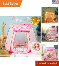 Large Princess Tent with Star Lights - Easy Pop-Up and Play for 1-3 Years - $40.50