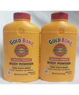 2X Gold Bond Original Strength Body Powder  Triple Action With Talc 4 Oz... - $34.95