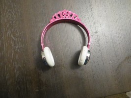 Pink Metallic 18&quot; doll headphones EUC - £4.68 GBP