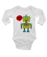 Birthday Boy Robot Short or Long Sleeves Baby/Toddler Onesie Bodysuit - £17.32 GBP