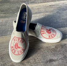 Keds Boston Red Sox Gray Dbl Deck Slip On Woman Size 9 M Gray MLB boat s... - £25.51 GBP
