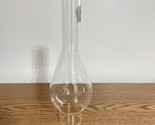 Clear Glass Chimney For Oil Lamp 8” High 1-3/8” Base And 1” Top - $10.77