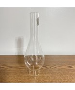 Clear Glass Chimney For Oil Lamp 8” High 1-3/8” Base And 1” Top - £8.47 GBP